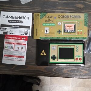Nintendo Game & Watch: The Legend of Zelda - Green and Black Console